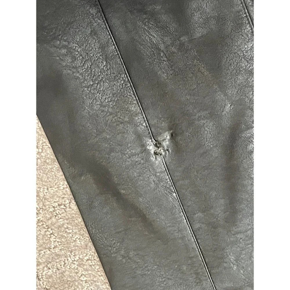 Lovers + Friends pants Georgie Faux Leather in Black X-Small asis Vegan Trousers - Picture 9 of 11